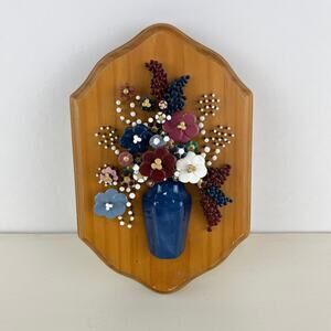 Pol O Craft Pauline Owens Nail Flower Wall Art